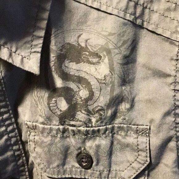 Helix dragon button down shirt youth small - Picture 3 of 5